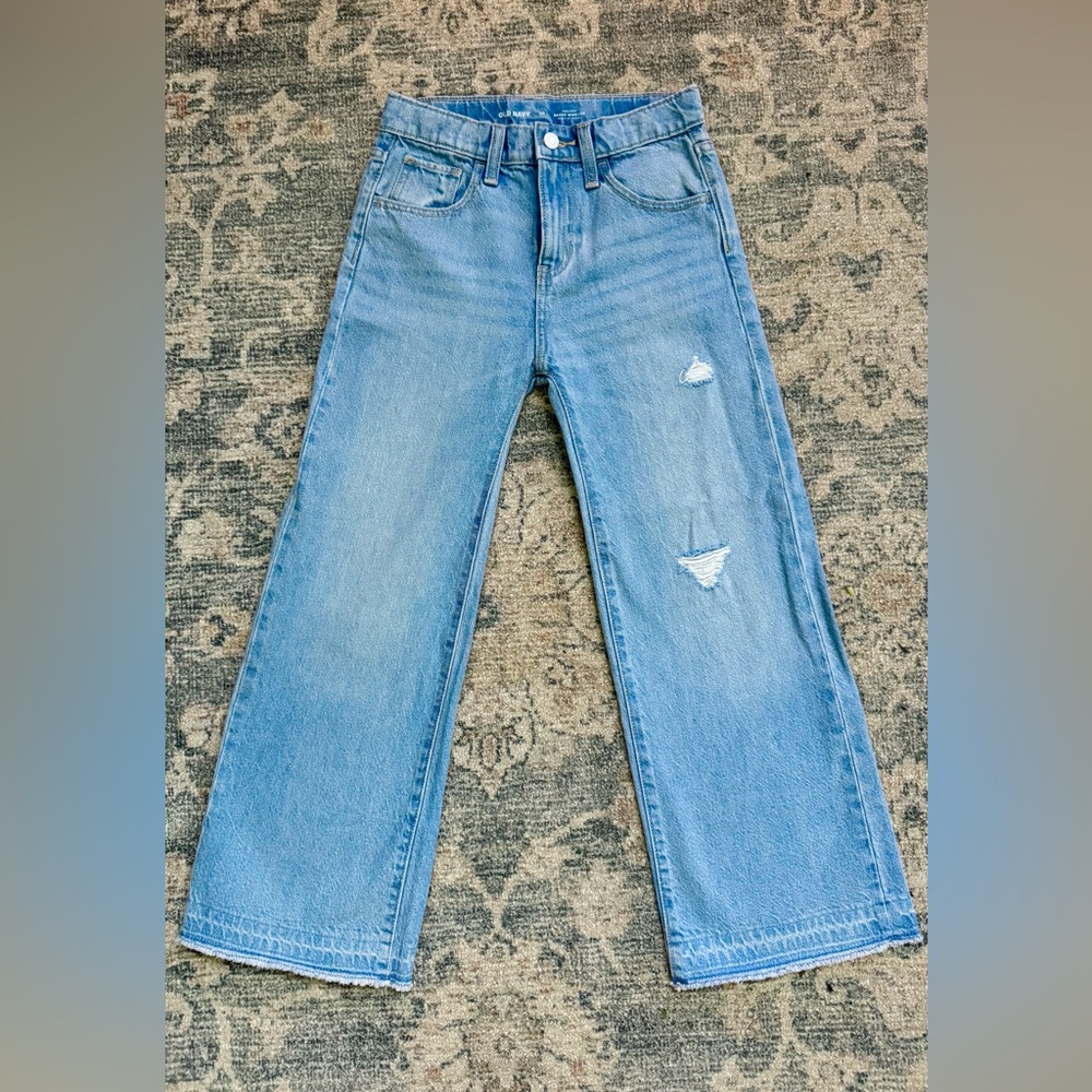 Old Navy Girls Baggy Wide-Leg Jeans brand new size 10